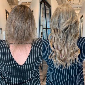 short to long hand tied wefts Caitlin E VA Beach