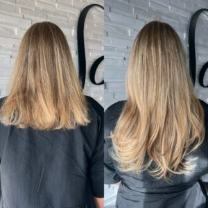 tape in hair extensions VA Beach by Emily