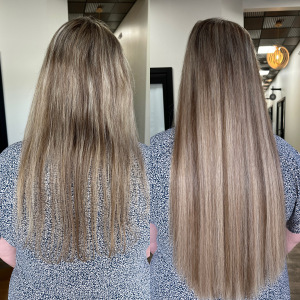 keratin bond extensions kristen VA beach